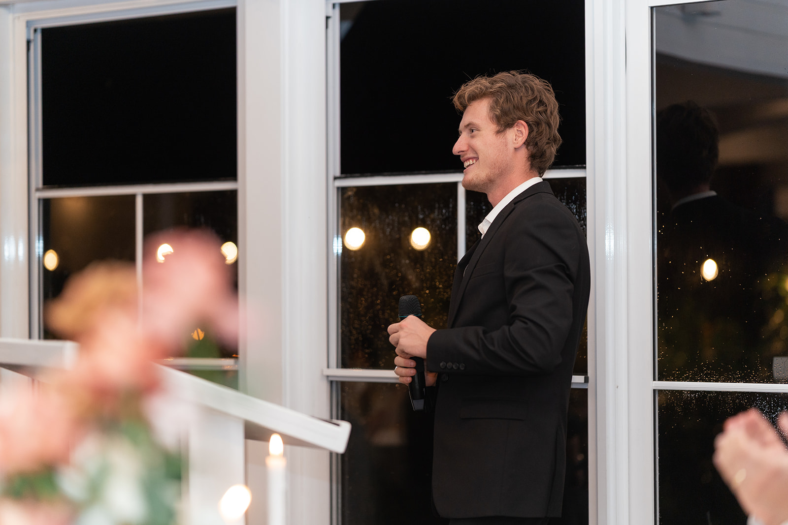 Wedding reception dance floor